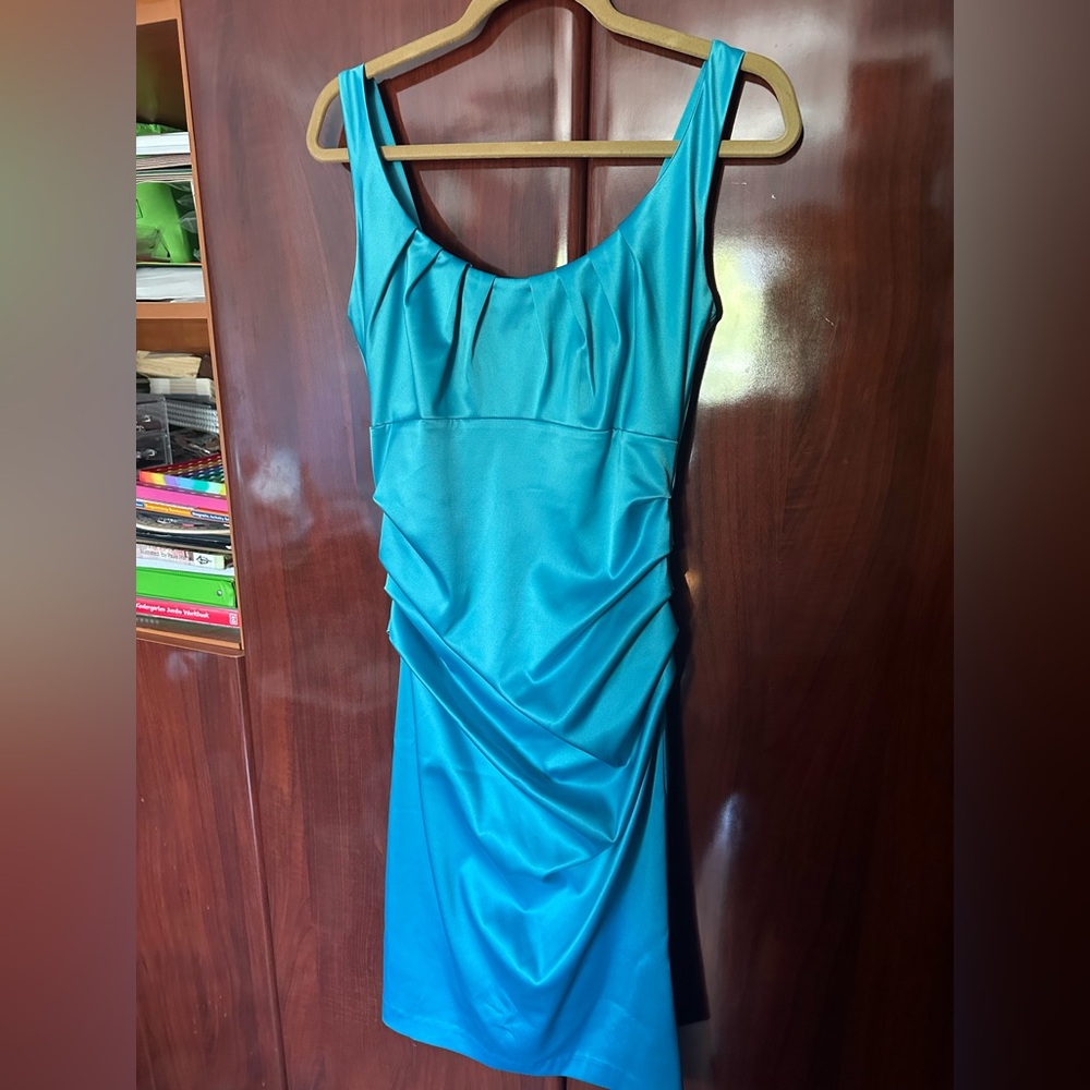 Elegant Pool Blue Dress